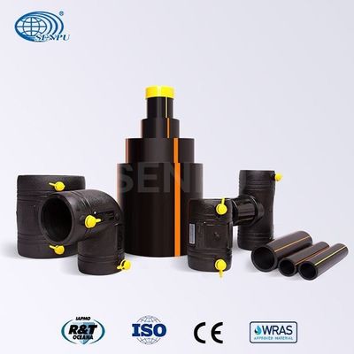 لوله گاز GB15558.1 پلی اتیلن PE100 OD20mm تا 315mm سازگار با محیط زیست